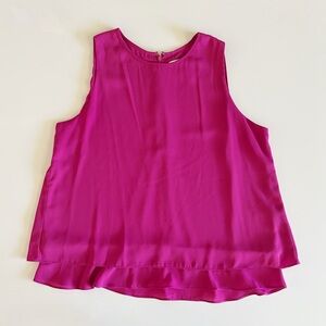 Kenar Women's Sleeveless Pink Purple Top - L